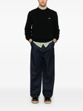 Lacoste carded-wool crew-neck sweater
