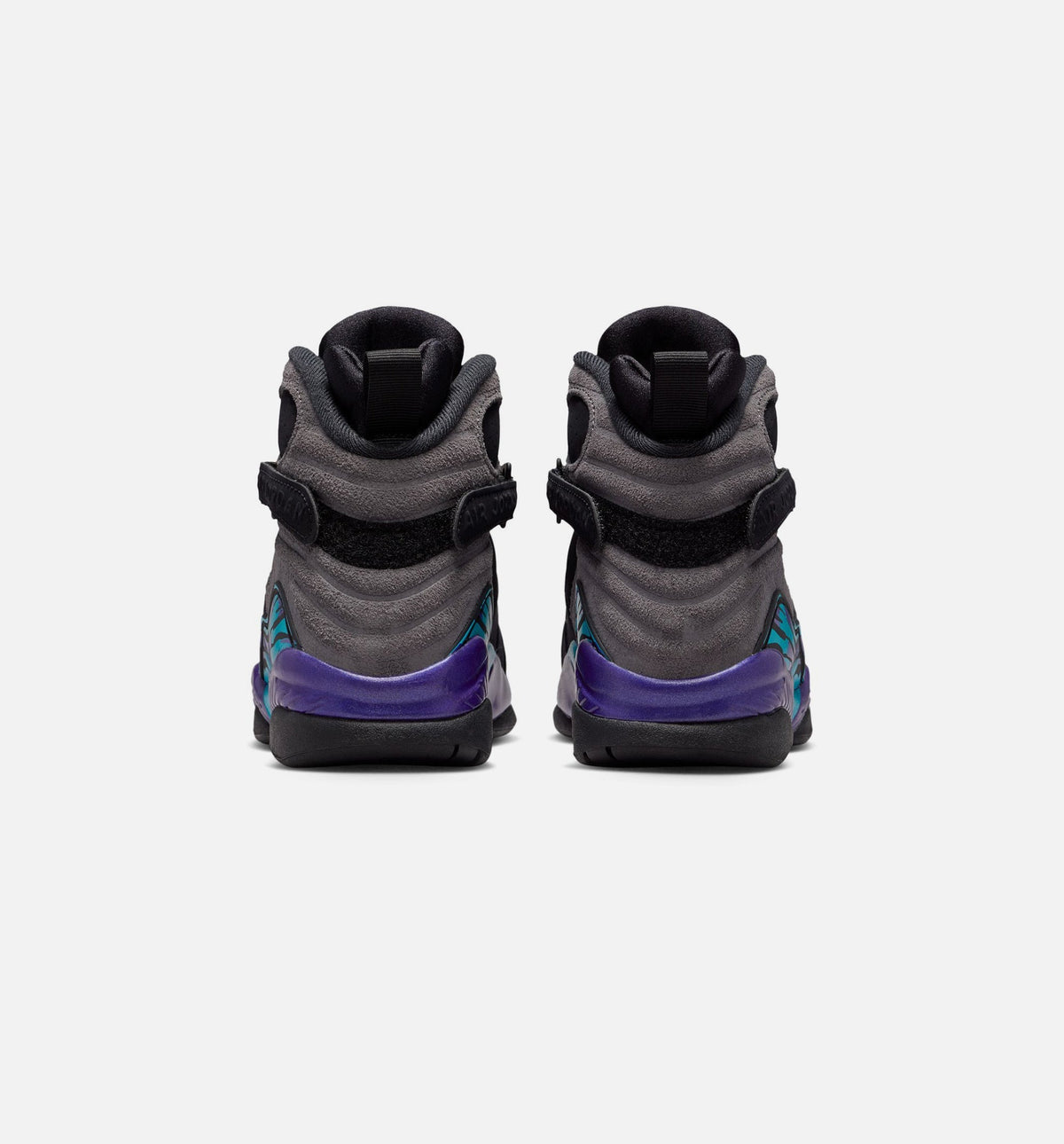 Air Jordan 8 Retro "Aqua" Big Kids' Shoe – Black/Bright Concord/Multi-Color