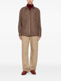 Eleventy houndstooth-pattern shirt jacket