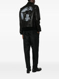 Undercover X Cindy Sherman graphic-print leather jacket