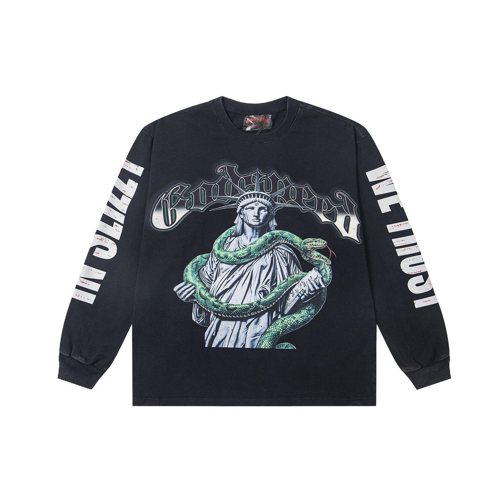 Godspeed Top 5 Slizzy Statue Snake Long-Sleeve T-Shirt